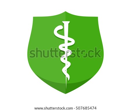 health shield medical medicare pharmacy clinic image vector icon logo