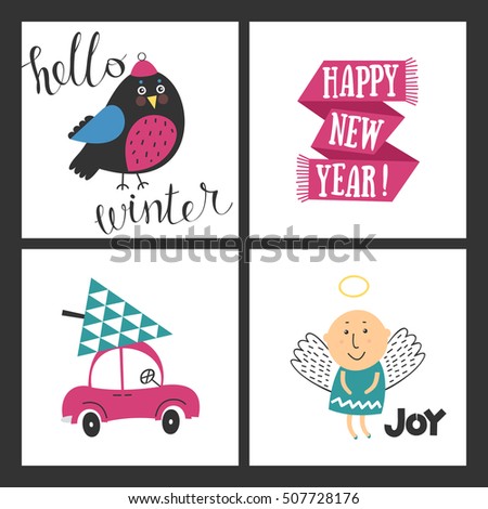 Holiday cards - Merry Christmas and Happy New Year!