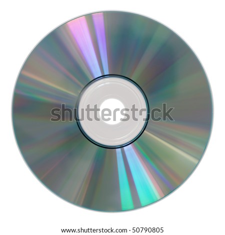  A photography of a isolated cd rom Royalty-Free Stock Photo #50790805