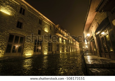 Old town building. Azerbaijan Sheki