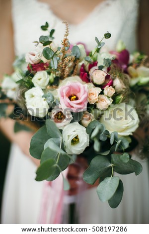 wedding bouquet Royalty-Free Stock Photo #508197286