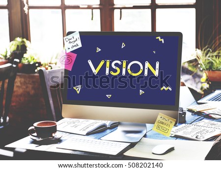 Brand Goals Launch Startup Success Vision Concept