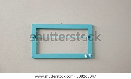 frame rectangular wall 