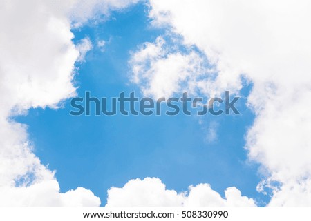 Clouds on the sky