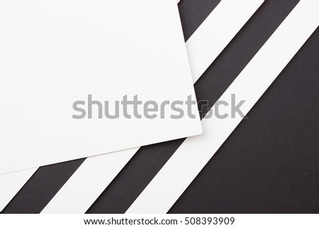 Abstract Background. Modern Black and White Material Design
