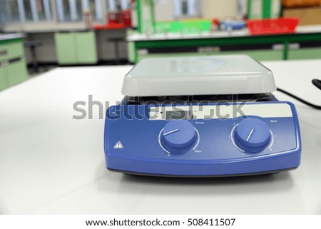 Heat pad oven in laboratory chemical