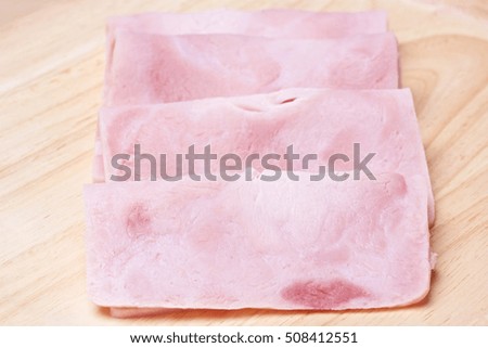 squared slice ham