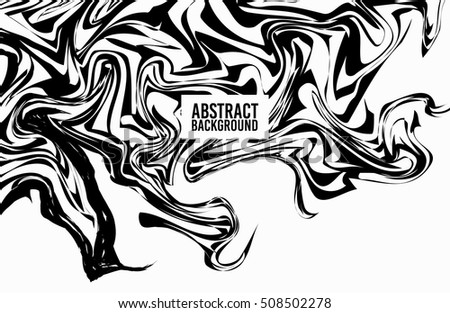 abstract vector background is graphic, imitation ink flowing lines monochrome, weaving fibers for a card, poster, texture, decorative, flyer design.