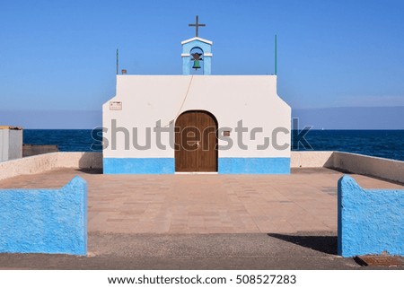 Photo Picture of a Small Church in Spain