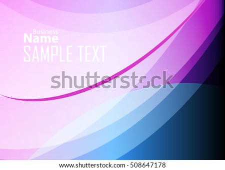 Color abstract template for card or banner. Metal Background with waves and reflections
