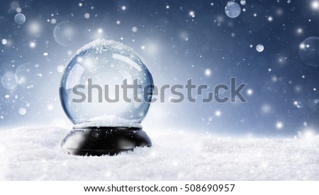 Snow Globe - Christmas Magic Ball
 Royalty-Free Stock Photo #508690957
