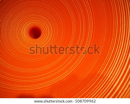 Orange circle line graphic wallpaper, abstract line pattern background art texture