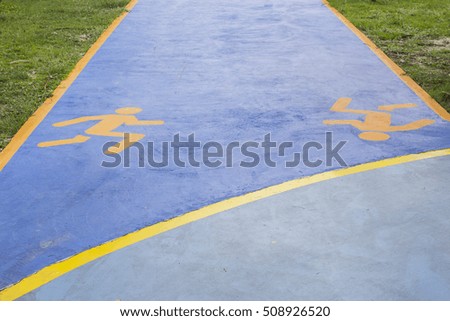 Walkway for exercise