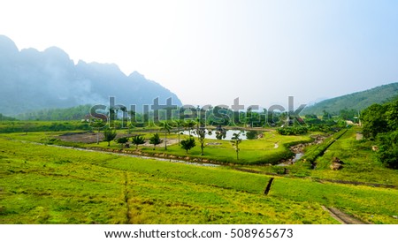 landscape in HoaBinh, VietNam