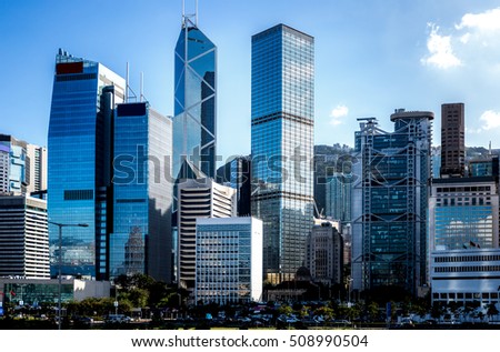 hong kong city view