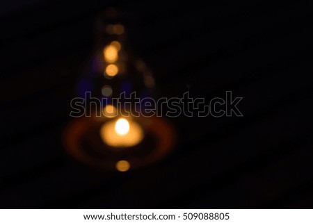 Abstract bokeh night background.