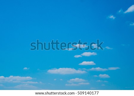 image of clear sky on day time. Clear blue-sky background.