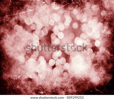Lights on beautiful red abstract background.