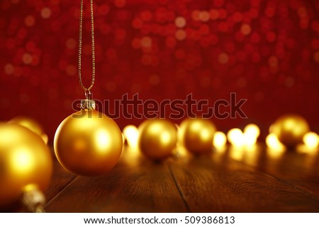 christmas decoration of xmas balls 