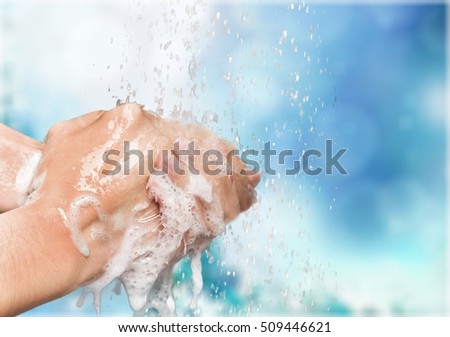 Washing hands. Royalty-Free Stock Photo #509446621