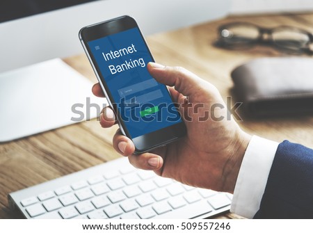 Internet Banking Online Payment Technology Concept Royalty-Free Stock Photo #509557246