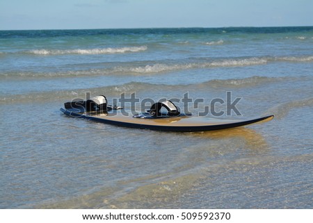 A picture of a surf board on the beach at Cuba