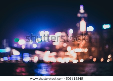 Abstract Bokeh City Background