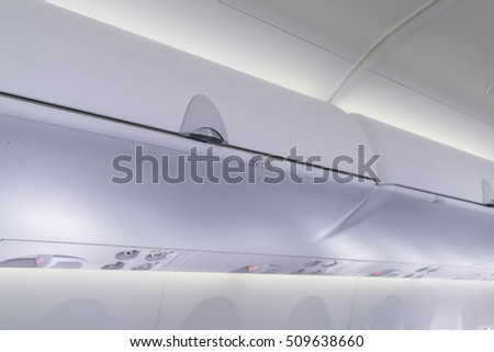 Cabin inside aircraft