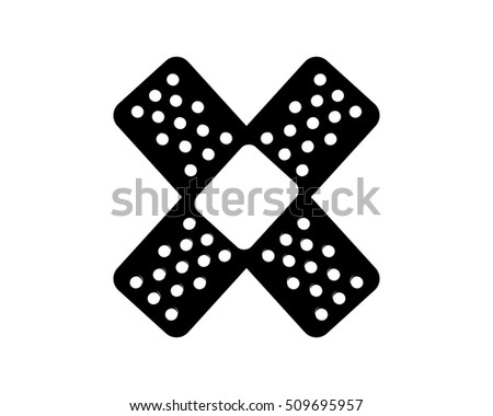 medical plaster medical medicare health care pharmacy clinic image vector icon