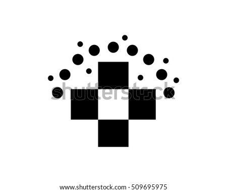 black medical medical medicare health care pharmacy clinic image vector icon