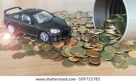 Mortgage loan, leading, debt, buying, selling, saving for car Royalty-Free Stock Photo #509715781