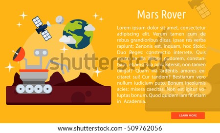 Mars Rover Conceptual Banner