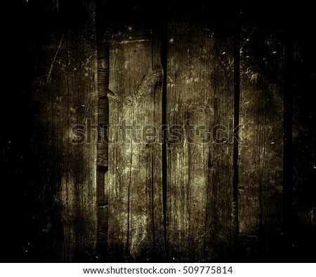 Beautiful vintage grunge wood surface. Old abstract background with faded central area for your text or picture