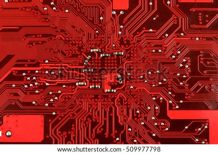 circuit board red