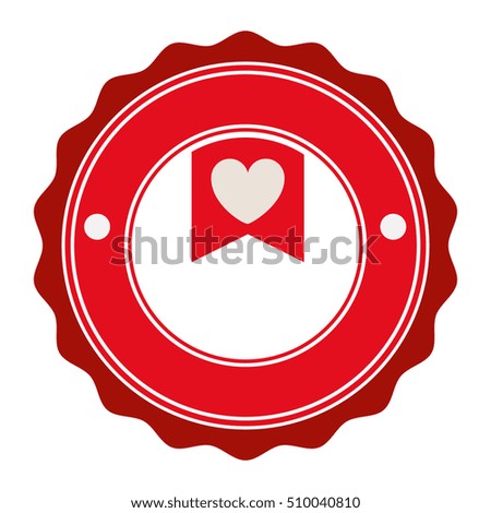 seal stamp with heart icon