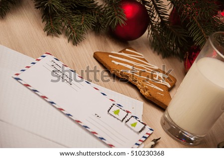New Year's letter to Santa Claus