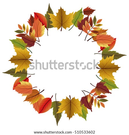Leaves of autumn season design
