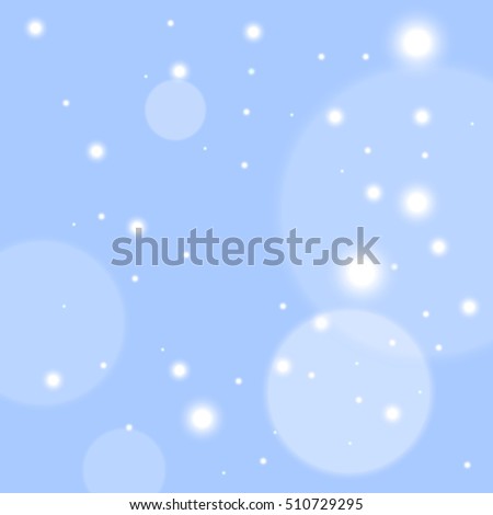 Christmas background in blue tones, vector illustration