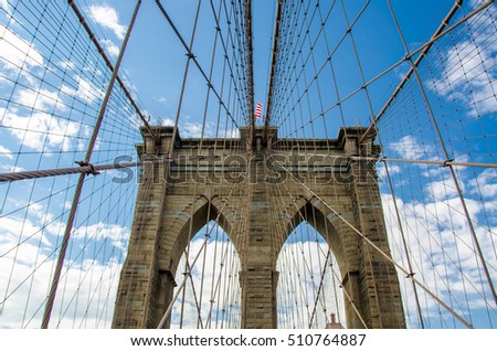 Brooklyn bridge. New York. USA