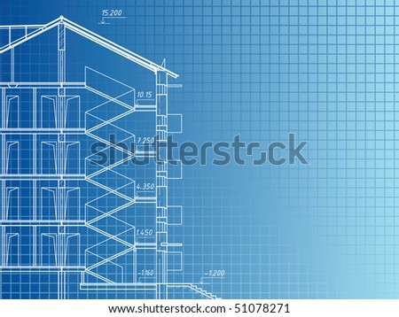 Building background. Plan of the house