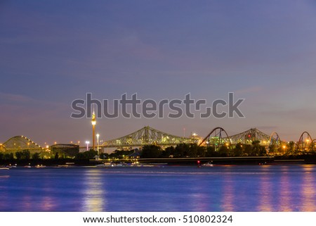 Montreal Port in the sunset light