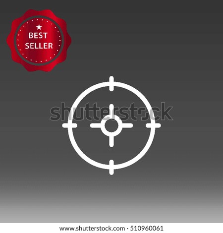 Target Vector Icon Illustration