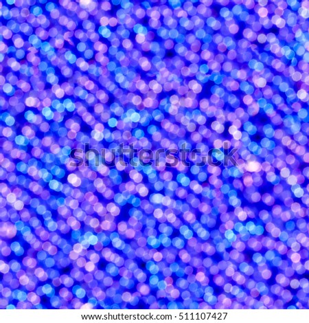 Festive elegant abstract background with bokeh lights. Seamless square texture.