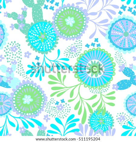 seamless vector coral pattern. Baby colors, primitive funny shapes of abstract sealife flowers, starfish, blossom. Gentle colors, editable pattern.