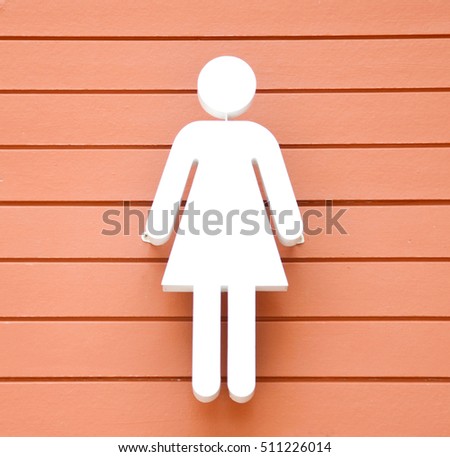 woman Icon in trendy flat style isolated on background.