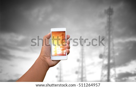 Mobile camera cell phone towers.