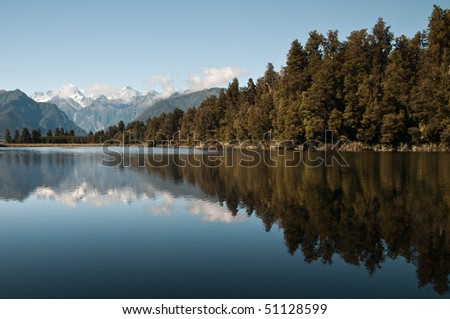 mirror image of matheson lake