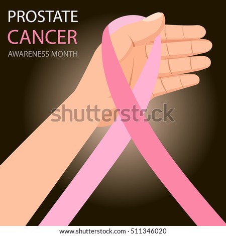 Breast Cancer Awareness Pink Ribbon. World Breast Cancer Day concept. Women healthcare concept. Pink Ribbon in hand
