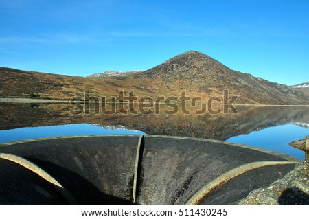Mourne mountains, County Down, Northern Ireland, Spelga dam