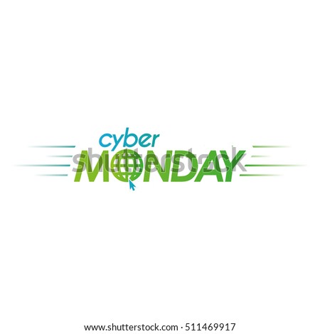 Cyber monday background graphic design, Vector illustration